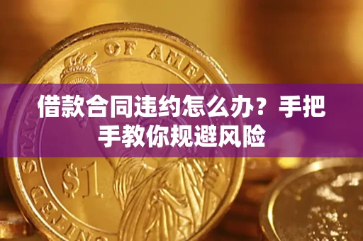 北京借款合同违约怎么办？手把手教你规避风险
