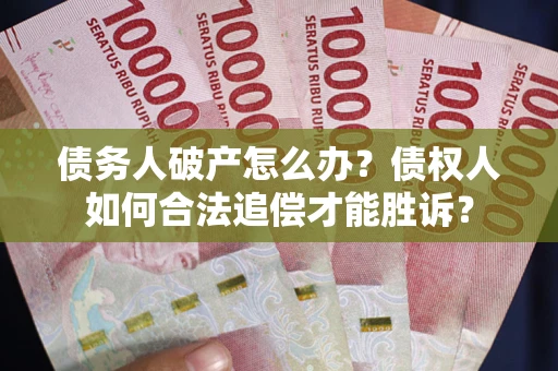 北京债务人破产怎么办？债权人如何合法追偿才能胜诉？