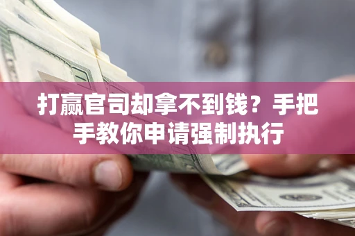 北京打赢官司却拿不到钱？手把手教你申请强制执行