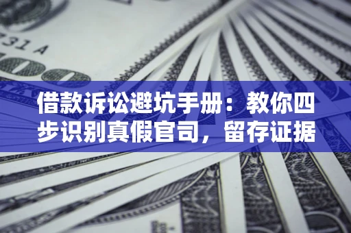 北京借款诉讼避坑手册：教你四步识别真假官司，留存证据不踩雷