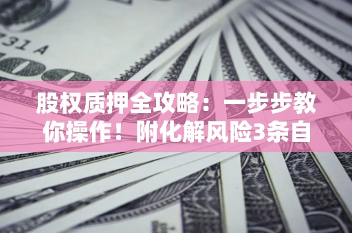 北京股权质押全攻略：一步步教你操作！附化解风险3条自救法则