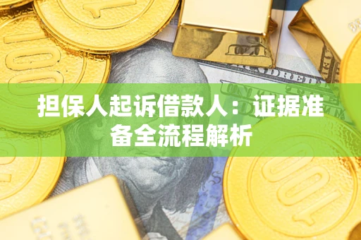 北京担保人起诉借款人：证据准备全流程解析