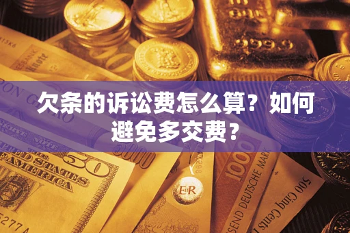 北京欠条的诉讼费怎么算？如何避免多交费？