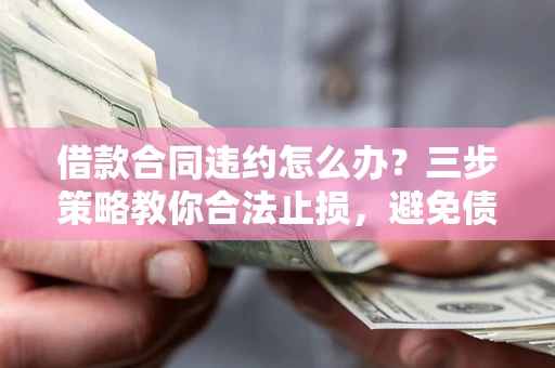 北京借款合同违约怎么办？三步策略教你合法止损，避免债务危机升级
