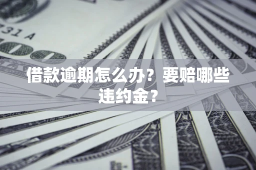 北京借款逾期怎么办？要赔哪些违约金？