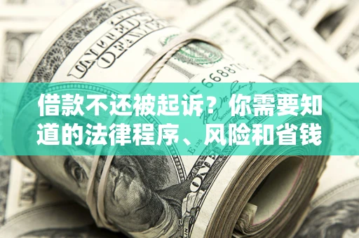 北京借款不还被起诉？你需要知道的法律程序、风险和省钱技巧